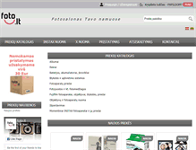 Tablet Screenshot of foto.lt