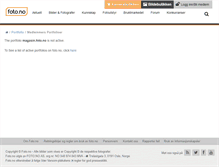 Tablet Screenshot of magasin.foto.no